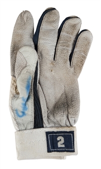 2008 Derek Jeter Game Used & Signed Batting Glove (Steiner)